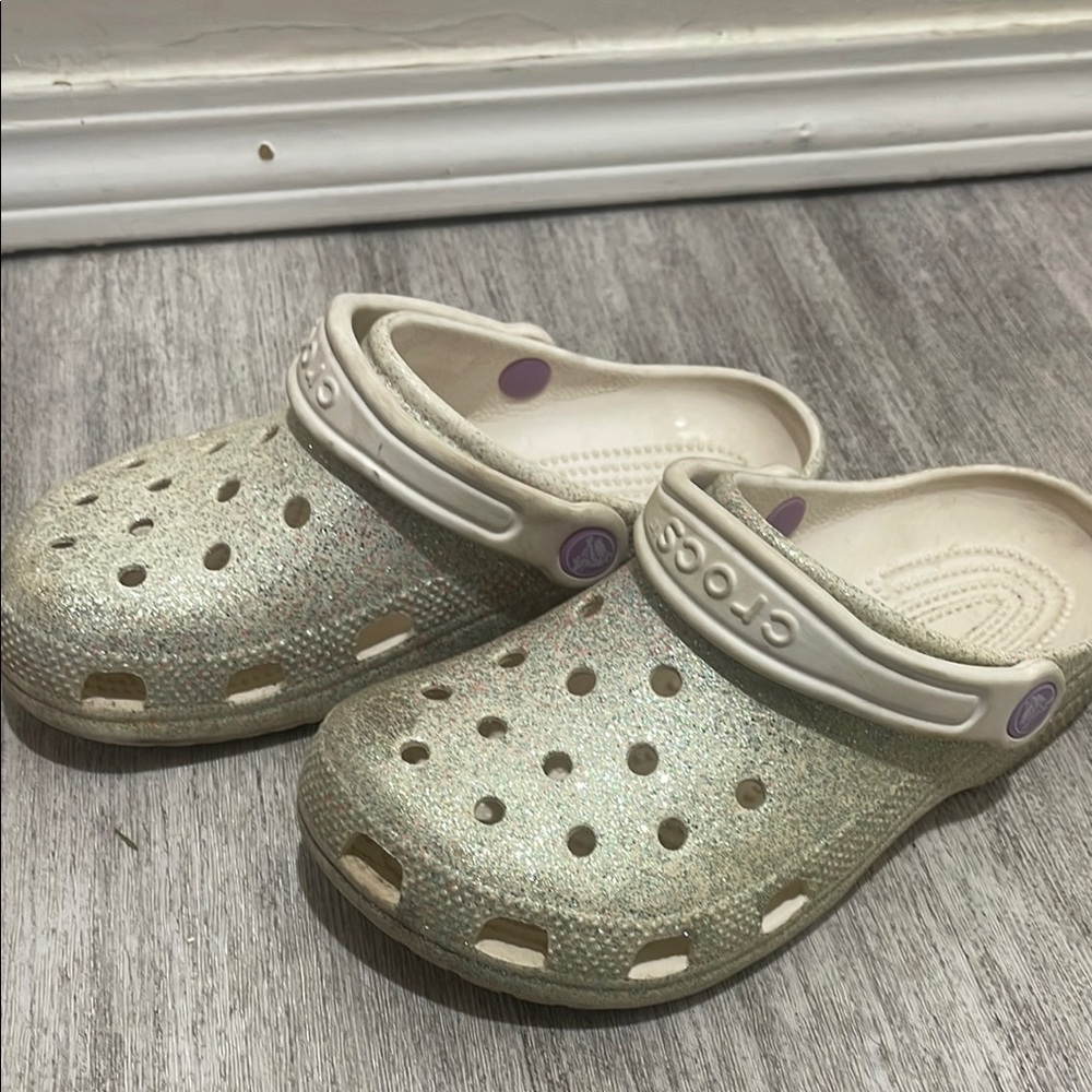 Glitter crocs